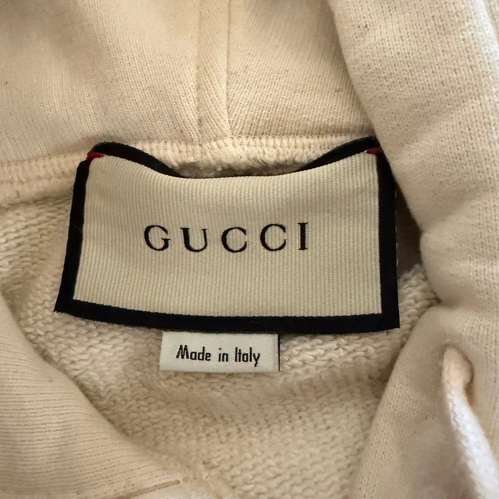 2022 interlocking G logo Gucci‎ Off-White Hoodie size L